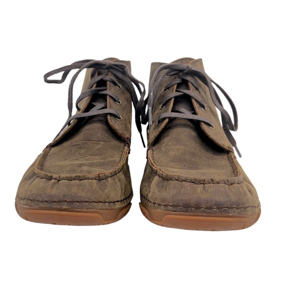 Ariat Holbrook Men’s Brown Leather Laced Up Chukka Boots - Picture 8 of 16